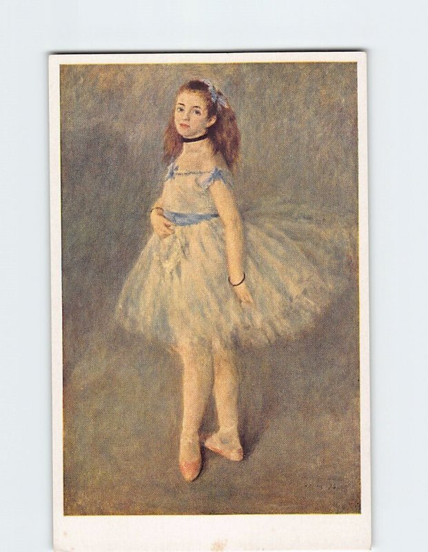 Postcard The Dancer By Renoir, National Gallery Of Art, Washington, D. C.