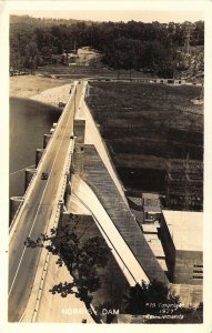 Real Photo, Norris Dam, #28, 1937, by Clements,  TN, Old Postcard