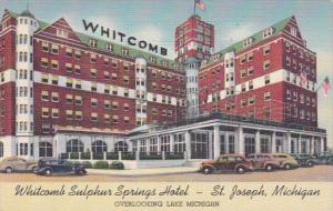 Michigan St Joseph Whitcomb Sulphur Springs Hotel Curteich