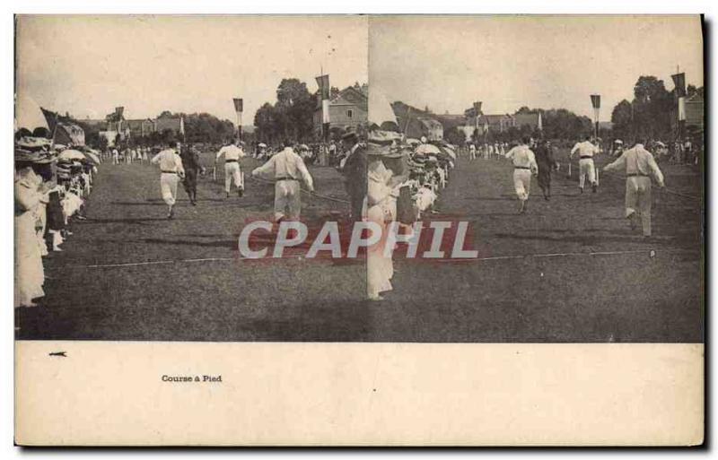 Old Postcard Athletics Race walking