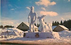 Unusual Snow Sculptures at McCall Idaho ID, Paul Bunyan PC