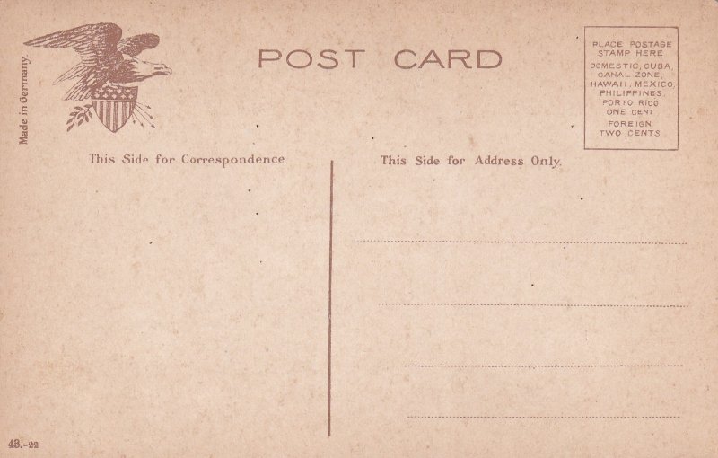 Franklin County Memorial Hall Columbus Ohio OH Postcard N20