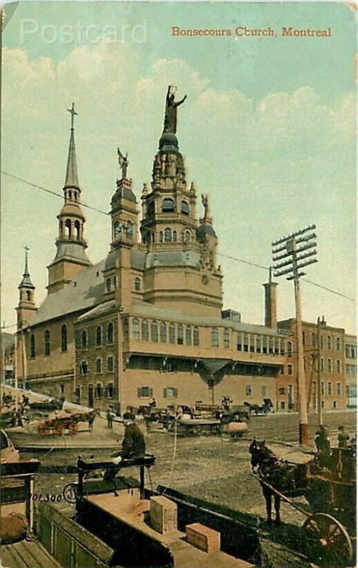 Canada, Quebec, Montreal, Bonsecours Church, Valentine & Son