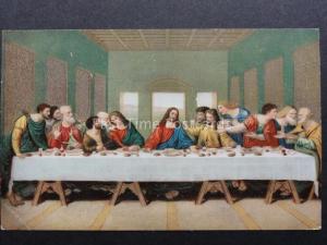 Religious: JESUS & his Apostles - The Last Supper - Old Postcard