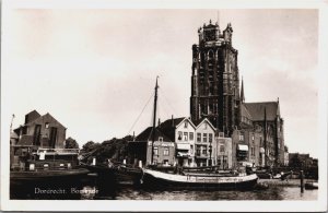 Netherlands Dordrecht Bomkade Vintage RPPC C119