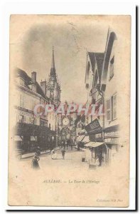 Auxerre Old Postcard Tower of & # 39horloge