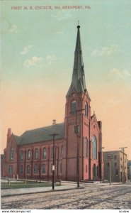 McKEESPORT, Pennsylvania, 1900-10s; First M.E. Church