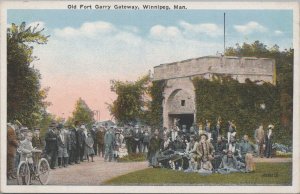 Postcard Old Fort Garry Gateway Winnipeg Manchester Canada