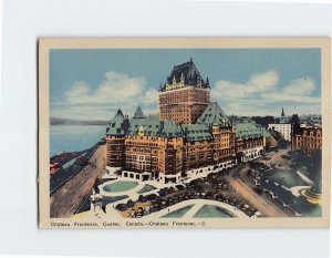 Postcard Chateau Frontenac Quebec City Canada