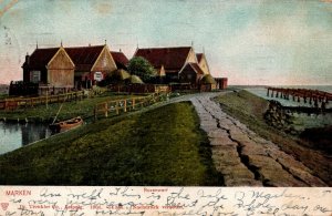 Netherlands Marken Rozewerf Vintage Postcard 09.00