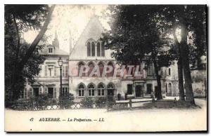 Old Postcard Auxerre the Prefecture