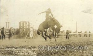 Leonard Stroud on Billies Sunday, Real Photo Western Unused very light stain ...