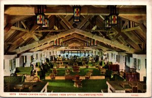 PC Grand Canyon Hotel Lounge From Office Yellowstone National Park, Wyoming