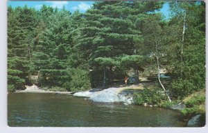 Greetings From Parry Sound District, Ontario, Vintage Chrome Postcard