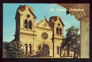 Santa Fe, New Mexico/NM Postcard,  View Of Cathedral Of St. Francis