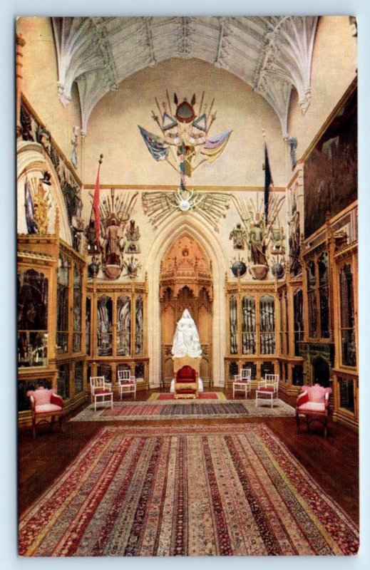 Tuck - Grand Vestibule - Windsor Castle - ENGLAND UK Postcard