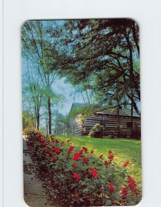 Postcard Log Chapel, University Of Notre Dame, Indiana