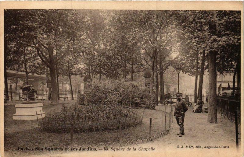 CPA AK PARIS Ses Squares et ses Jardins. 53. Square de la Chapelle (577603)