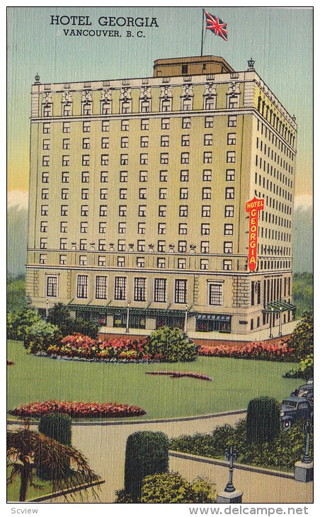 Hotel Georgia, VANCOUVER, British Columbia, Canada, 1930-1940s