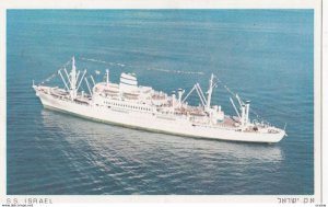 S.S. ISRAEL, 1950s; QSL