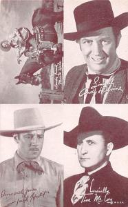 Andy Devine, Jack Holt, Tim McCoy Western Actor Mutoscope Unused 