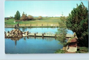 Petersen Rock Gardens and Museum with Bridge Postcard Bend Oregon