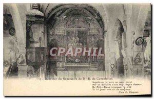 Old Postcard Interior of the Sanctuary of N D Consolation
