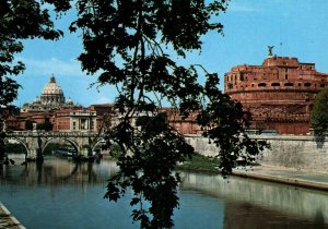 Stan Angelo Bridge and Castle,Rome,Italy BIN