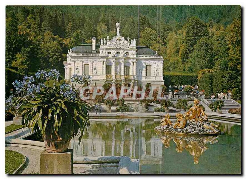 Old Postcard Linderhof Erbaut 1869 78 von Konig Ludwig II