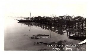 Texas, Texas City , Disaster April 16 1947.  RPPC
