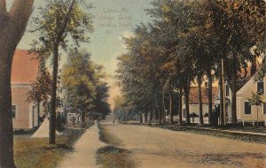 Casco ME Street View in 1910 Postcard