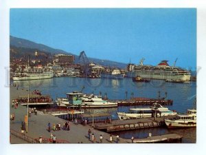 487407 1984  Yalta sea port liner photo by Ryazantsev POSTAL STATIONERY