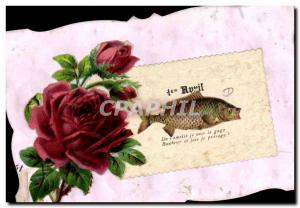 Old Postcard Fantasy Poisson April 1st Easter