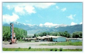 LIVINGSTON, MT Montana ~ Roadside DEL MAR MOTEL  c1960s Park County Postcard