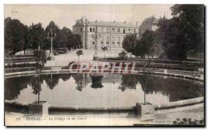 Old Postcard Epinal seen THE College Course