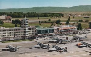 Flughof Zurich Kloten Switzerland Airport Swiss 1970s Postcard