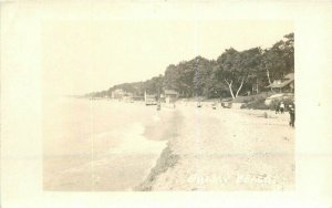 Balmy Beach Front Toronto Ontario Canada 1920s RPPC Photo Postcard 6935