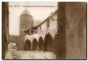 Metz - Interior of the Porte des Allemands - Old Postcard