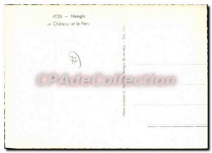 Postcard Modern Nangis Chateau and Park