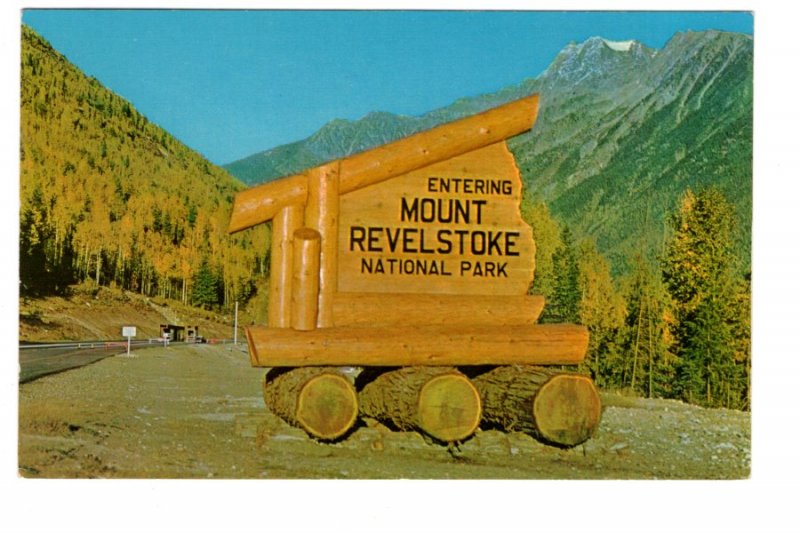 Mount Revelstoke National Park Sign,  British Columbia