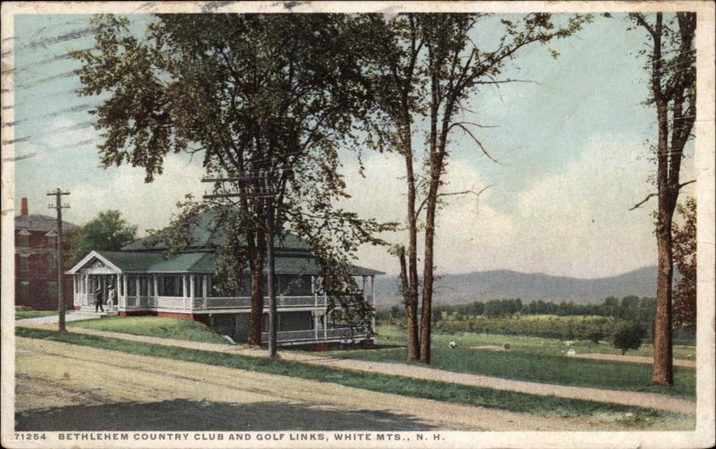 Bethlehem New Hampshire NH Golf Club #71254 c1910 Detroit Publishing Postcard