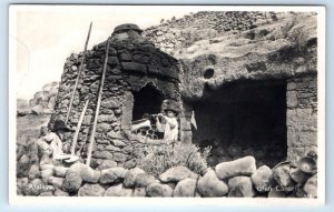 RPPC Atalaya Watch Tower GRAN CANARIA Spain Real Photo Postcard