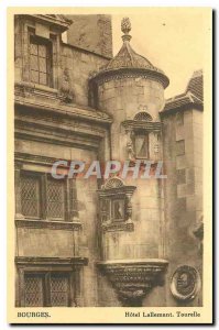 Postcard Old Hotel Lallemant Bourges Turret