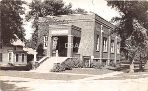 Iowa Ia Real Photo RPPC Postcard c1940s ATLANTIC Presbyterian Church Building