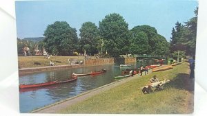 Vintage Postcard Royal Military Canal Hythe Kent Posted 1965