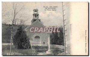 Old Postcard St Anne De Beaupre The Old Church