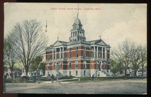 Eaton County Court House, Charlotte, MI. 1912 postcard