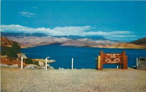 Postcard California Lake Isabella 1950s Fishing boating Roberts 23-8565