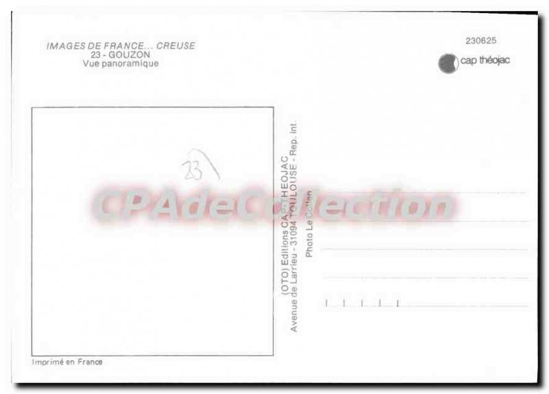 Postcard Modern GOUZON