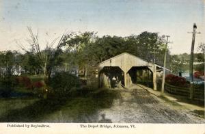 VT - Johnson. The Depot Bridge